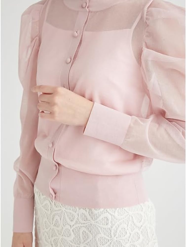 Amazon | [セルフォード] シアーニットカーディガン CWNT241088